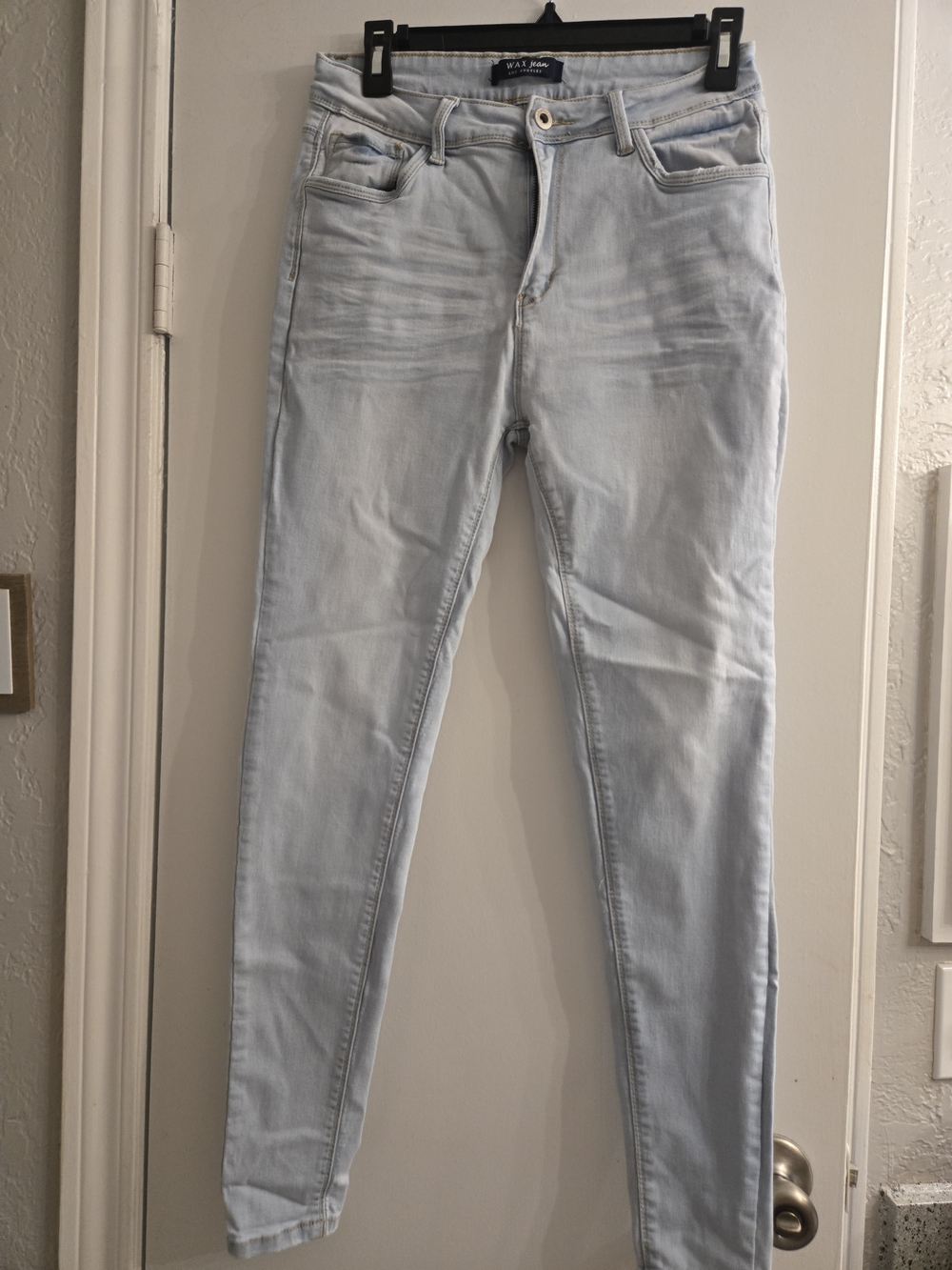 Wax Jean Pale Blue Skinny Jeans